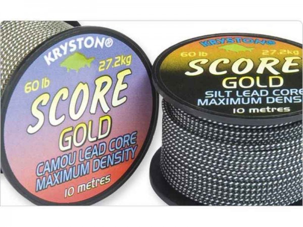 Kryston Score Gold Camou Lead Core; 60 lb; 10 m