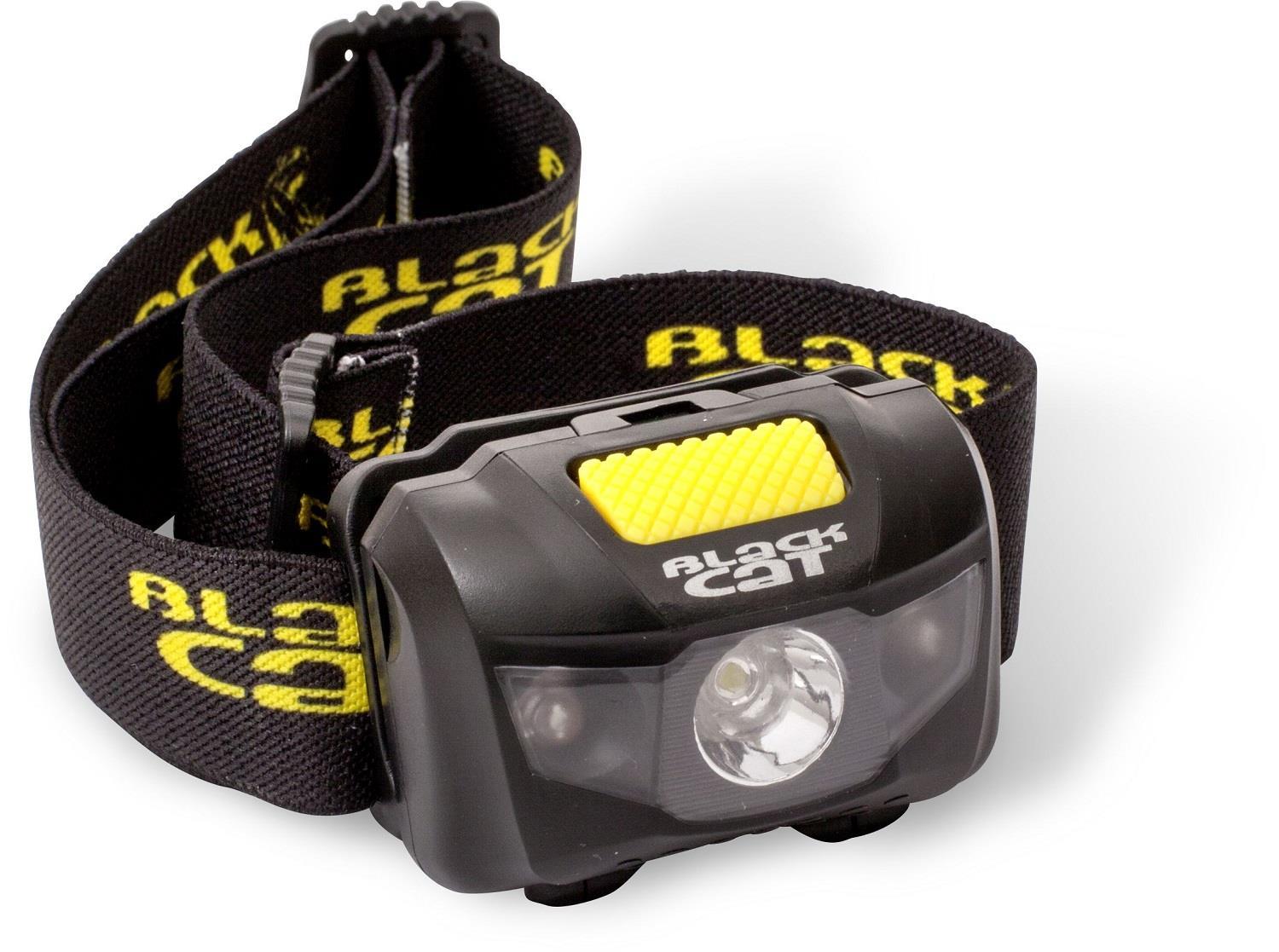 Black Cat Kopflampe; 150 Lumens