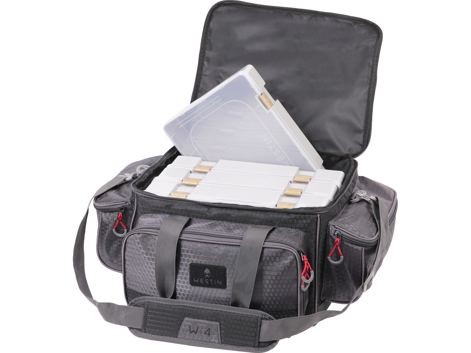 Westin W4 Jumbo Lure Loader mit 4 Westin Boxen