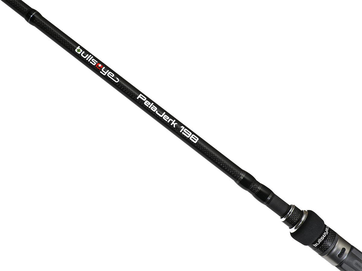 Bullseye PelaJerk; L: 1,98 m; Wg: 20 - 85 gr. Bullseye PelaJerk; L: 1,98 m; Wg: 20 - 85 gr.