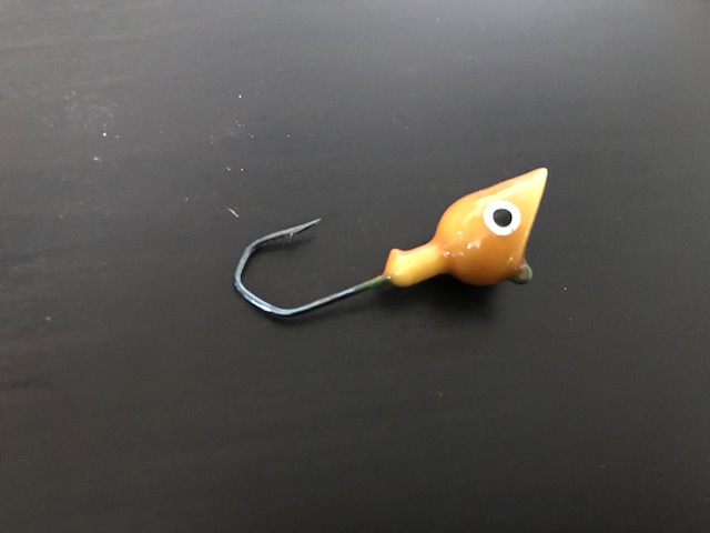 Schwimmende Jighaken; Braun / Orange; 3/0; 3 Stück; VMC