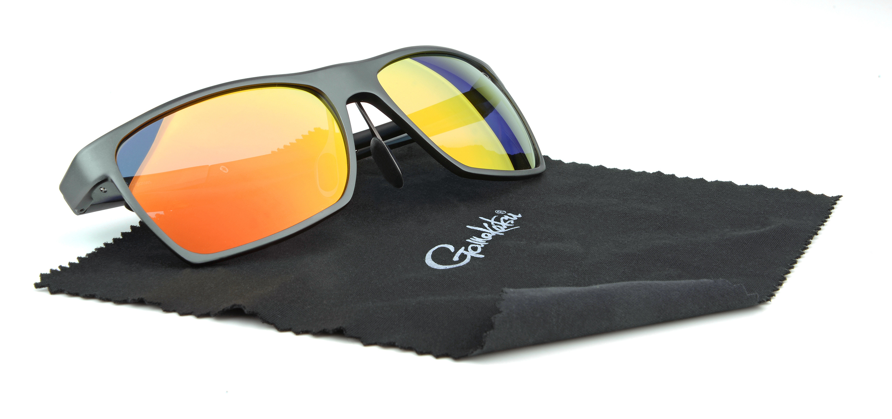 Gamakatsu G-Glasses Alu Grey / Red Mirror