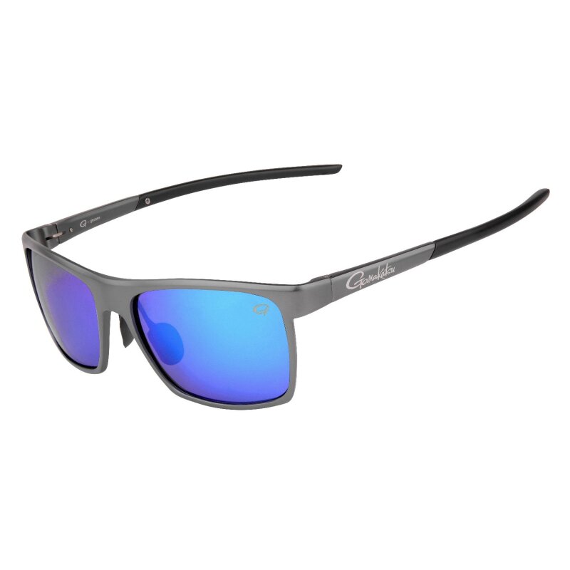 Gamakatsu G-Glasses Alu Anthrazit Grey /ICE Blue Mirror