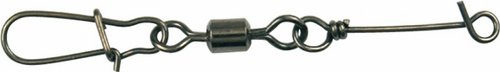 Spro No Knot Rolling Wirbel + Fast Lock Snap; Gr. 8; 11 Kg; 5 Stück