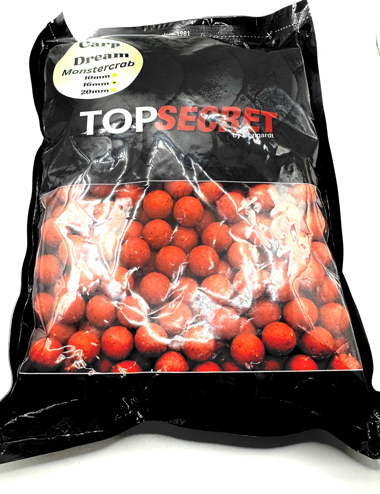 Top Secret Carp Dream Boillies # 20 mm 1 Kilo Monstercrab