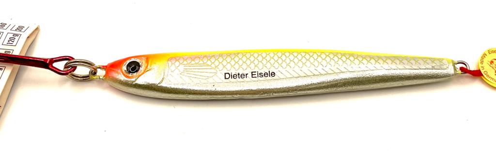 Eisele Select-Pilker; 80 g; Gelb/Silber