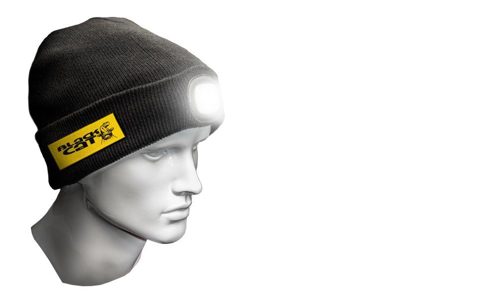 Black Cat Led Lancer Beanie