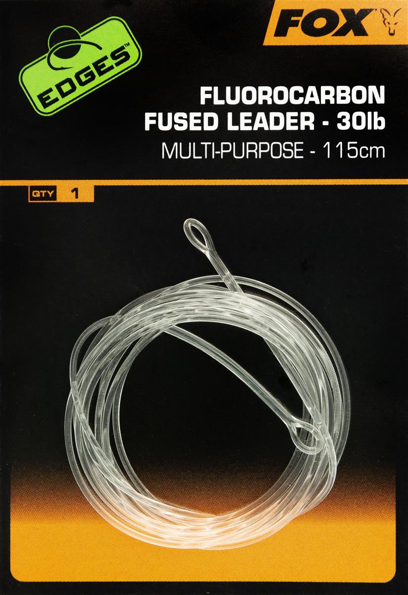 Fox Edges Fluorocarbon Fused Leaders 115cm