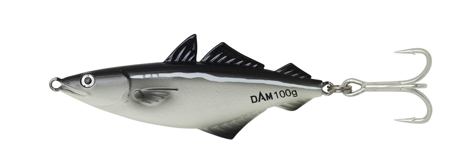 DAM® SALT-X COALFISH PILKS; Glow Coalfish UV; 10 cm; 100 gr.