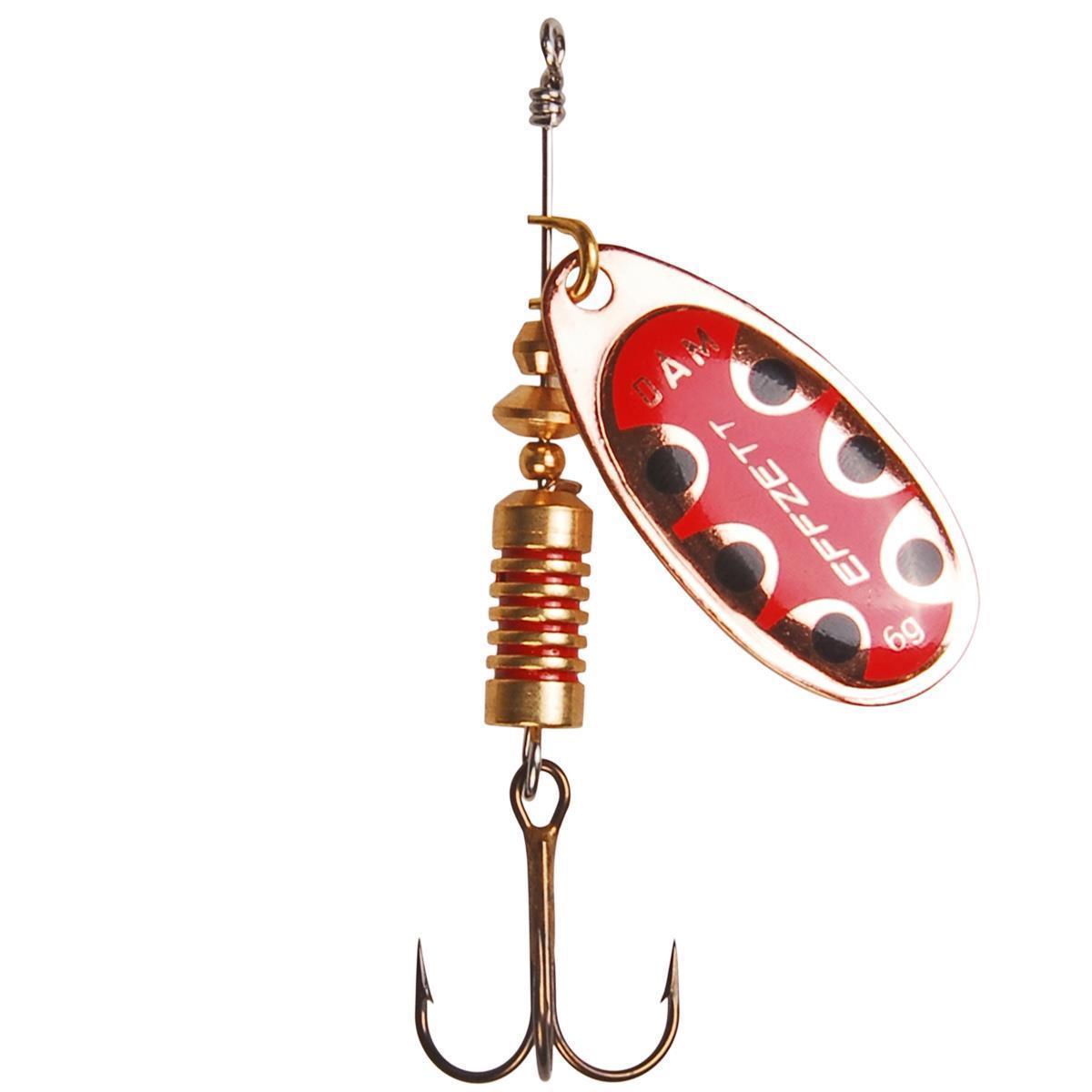 DAM Effzett Standart Spinner; Kupfer / Black Dot; Gr. 3; 6 gr.