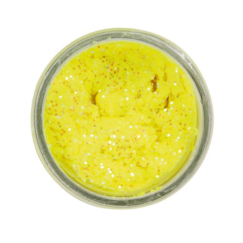 Berkley PowerBait Natural Glitter Trout Bait; Sunshine Yellow Fish Pellets; 50 gr.
