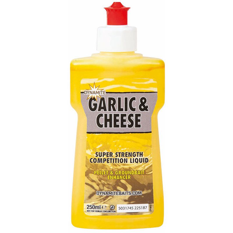 Dynamite Baits Xl Liquid; Garlic & Cheese; 250 Ml