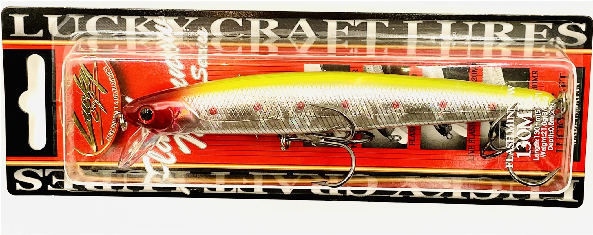 Lucky Craft Flash Minnow 190 SR 190 mm, 64 g, 0,5 m, Ghost Blue Gill