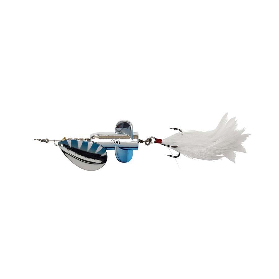 DAM EFFZETT® RATTLIN’ SPINNERS; Silver / Blue; Gr. 5; 11 cm; 18 gr.